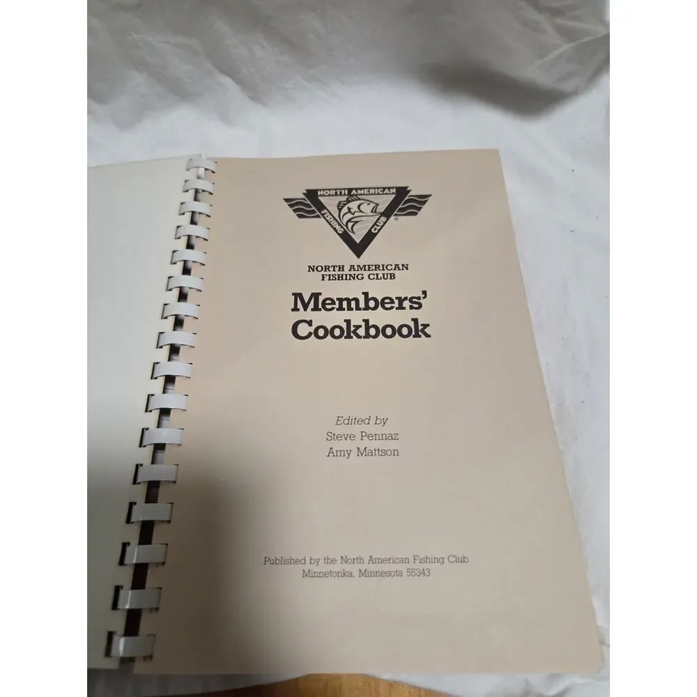 1991 NAFC Member's Cookbook North American Fishing Club Fish Recipes